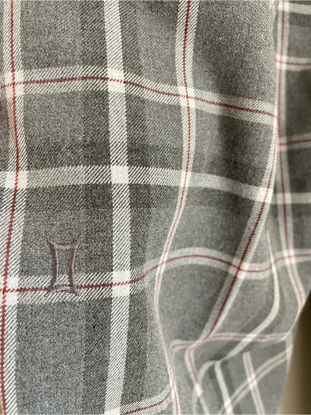 Kit and Ace Plaid Go To Trouser Pant Grey Plaid Size 8 Office Preppy Academia - Picture 12 of 12